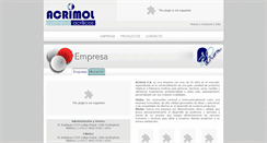 Desktop Screenshot of acrimol.com.ar